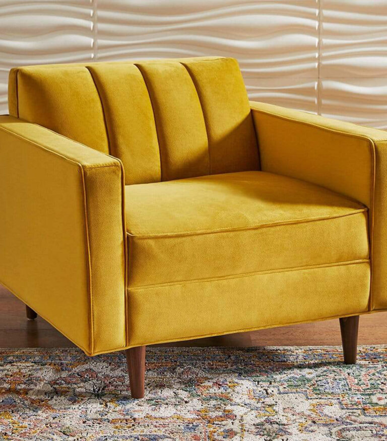 Delphine Cane Velvet Accent Chair - Image 4